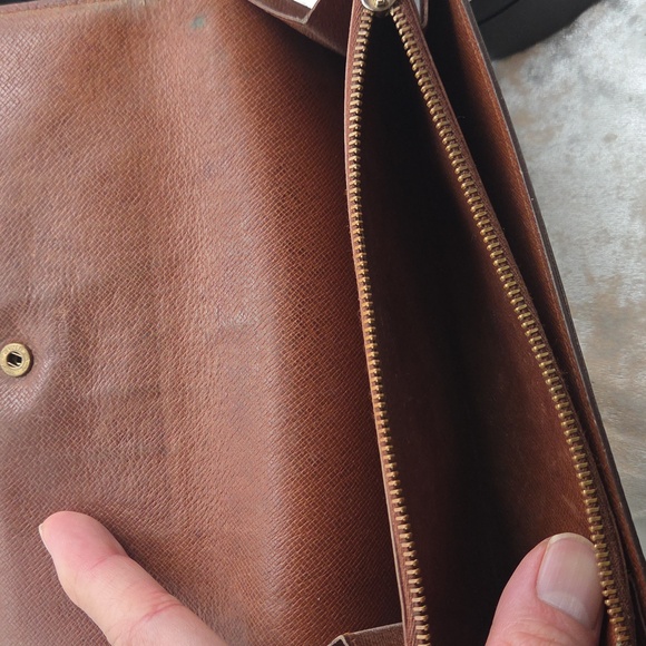 Louis Vuitton Monogram Portefeiulle Sarah Long Wallet Bifold Brown - Picture 10 of 11